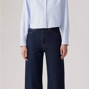 Levis ribcage wide leg jeans